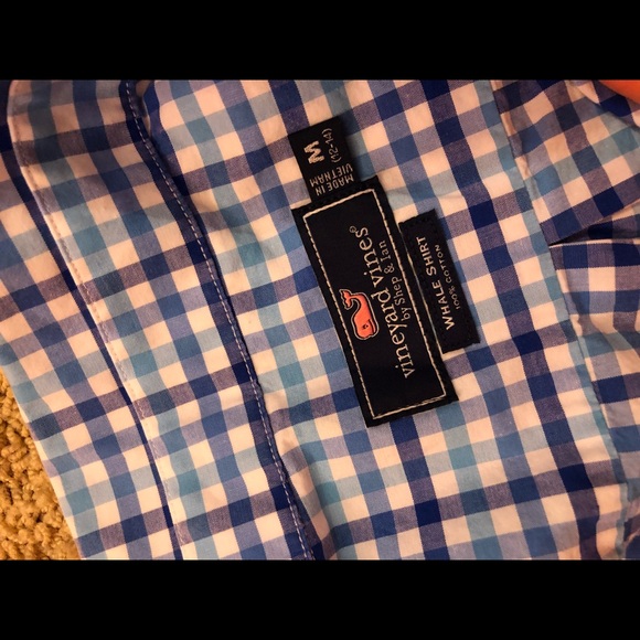 Vineyard Vines Boys Dress Shirt M 12-14 - Picture 2 of 5